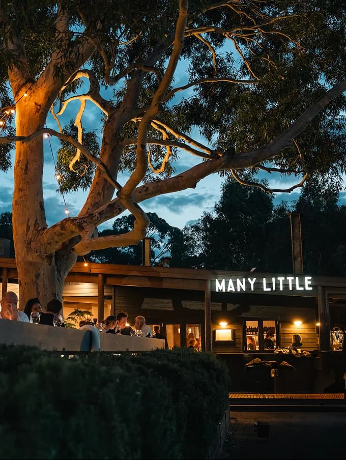 Many Little dining room and bar interior in Red Hill South